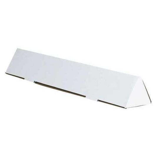Triangle Mailing Tubes, 2" x 30 1/4", White, 50/Bundle