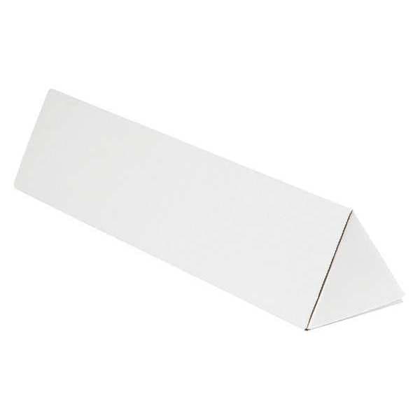 Triangle Mailing Tubes, 3" x 24 1/4", White, 50/Bundle