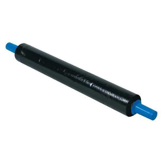 UVI Stretch Film, 30"x80ga.x1000ft., PK4, 30" W x 1000' L, Black