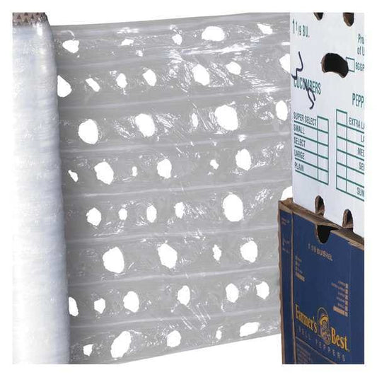 Vented Pallet Wrap 20"x1500ft., 20" W x 1500' L, Clear
