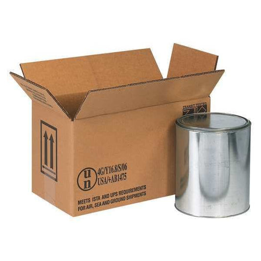 Haz Mat Boxes, 2 - 1 Gallon, 14 1/8" x 6 7/8" x 7 7/8", Kraft, 20/Bundle