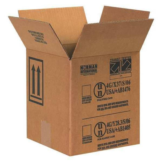Paint Can Boxes, 1 - 1 Gallon, 8 1/2" x 8 1/2" x 9 5/16", Kraft, 25/Bundle