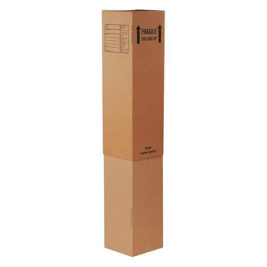 Inner Lamp Boxes, 12" x 12" x 46", Kraft, 15/Bundle