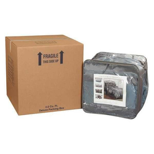 Deluxe Packing Boxes, 24" x 24" x 24", Kraft, 10/Each