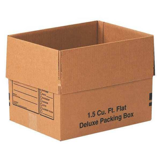 Deluxe Packing Boxes, 16" x 12" x 12", Kraft, 25/Each