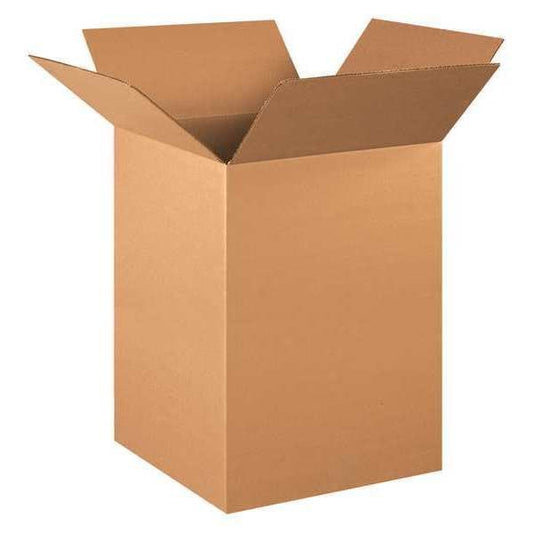 Tall Corrugated Boxes, 15" x 15" x 24", Kraft, 20/Bundle
