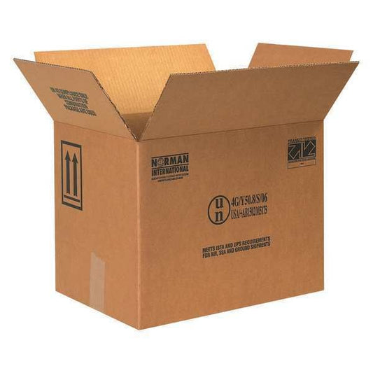 F-Style Paint Can Boxes, 4 - 1 Gallon, 16 3/8" x 11 3/8" x 12 3/8", Kraft, 10/Bundle