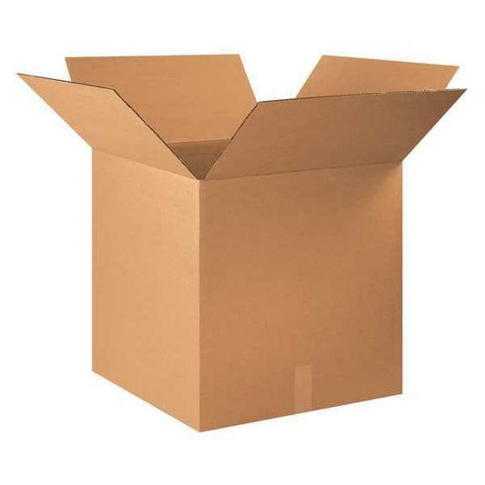 Tall Corrugated Boxes, 22" x 22" x 36", Kraft, 10/Bundle