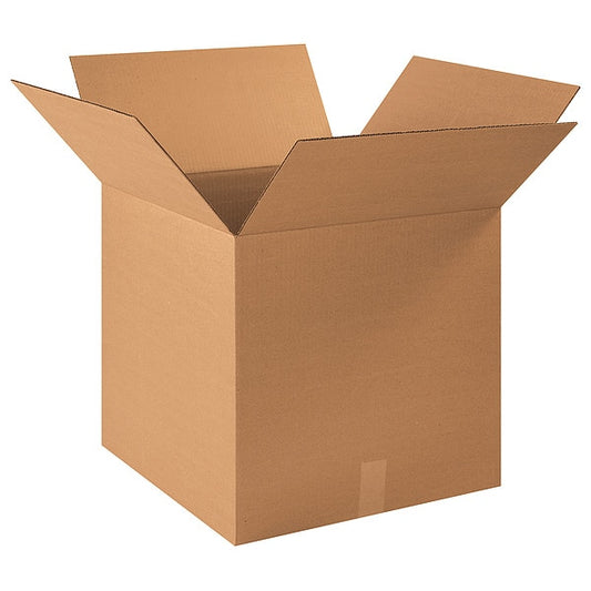 Corrugated Boxes, 19" x 19" x 19", Kraft, 10/Bundle