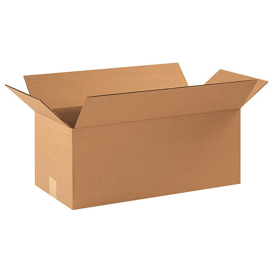 Corrugated Boxes, 22" x 10" x 9", Kraft, 20/Bundle