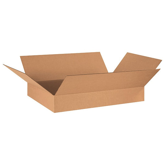 Corrugated Boxes, 29" x 17" x 5", Kraft, 15/Bundle