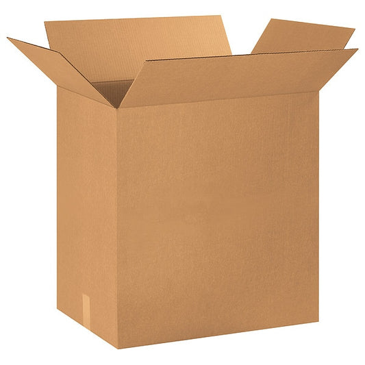 Corrugated Boxes, 24" x 16" x 24", Kraft, 10/Bundle