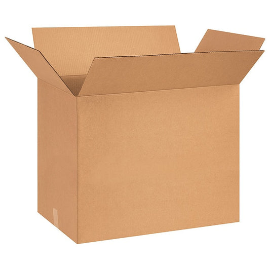 Corrugated Boxes, 26" x 16" x 19", Kraft, 10/Bundle