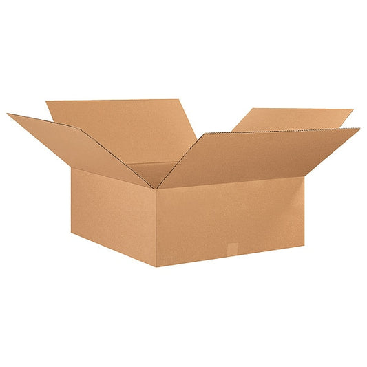 Corrugated Boxes, 26" x 26" x 10", Kraft, 10/Bundle