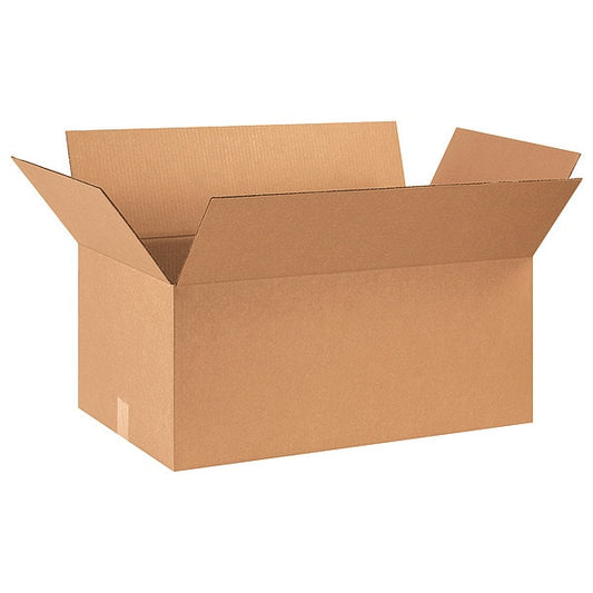 Corrugated Boxes, 29" x 17" x 12", Kraft, 15/Bundle