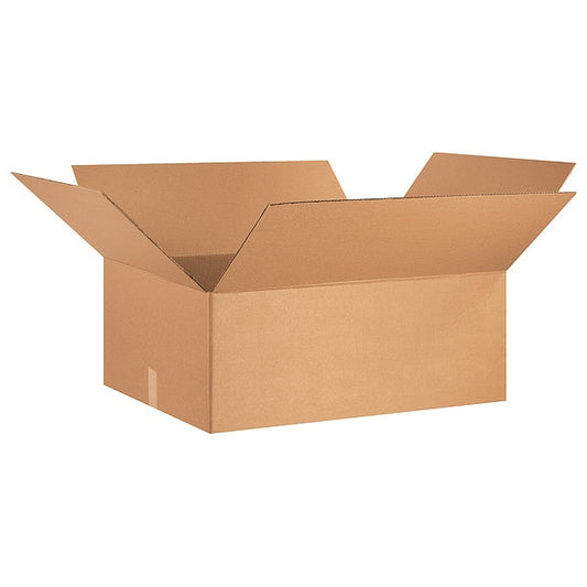 Corrugated Boxes, 30" x 24" x 12", Kraft, 15/Bundle