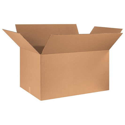 Corrugated Boxes, 36" x 24" x 20", Kraft, 5/Bundle