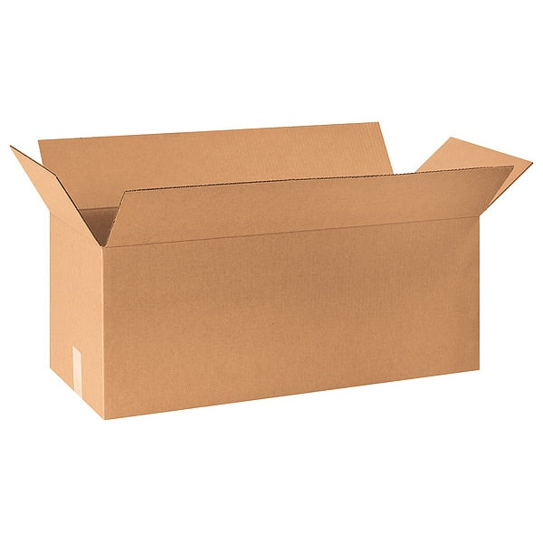 Long Corrugated Boxes, 30" x 12" x 12", Kraft, 15/Bundle