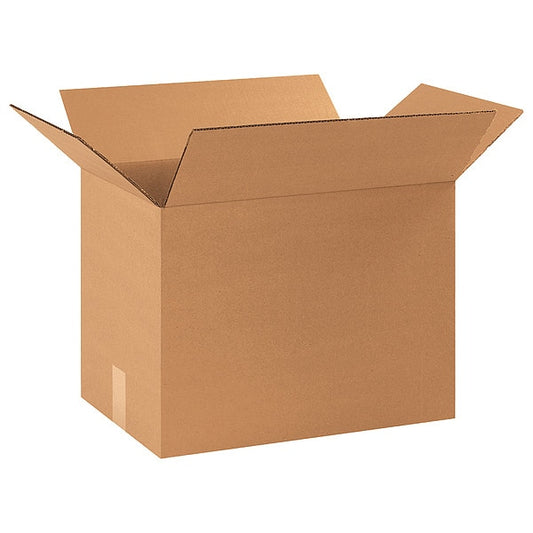 Corrugated Boxes, 17 1/4" x 11 1/4" x 14 1/4", Kraft, 20/Bundle