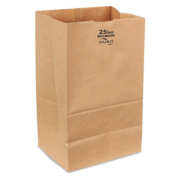 Grocery Bag, Brn, 15-7/8" L, 8-1/4" W, PK400