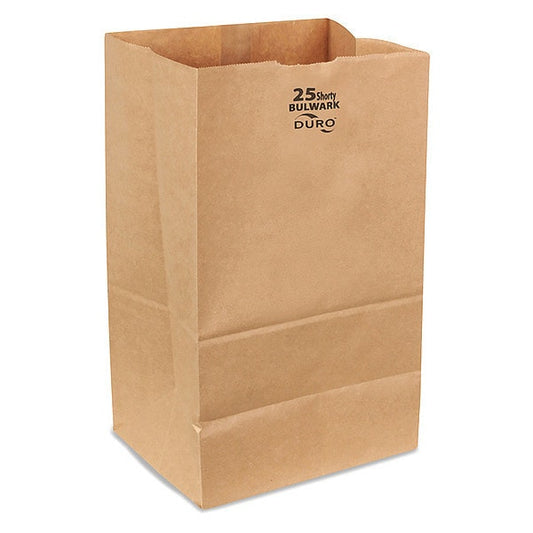 Grocery Bag, Brn, 15-7/8" L, 8-1/4" W, PK400