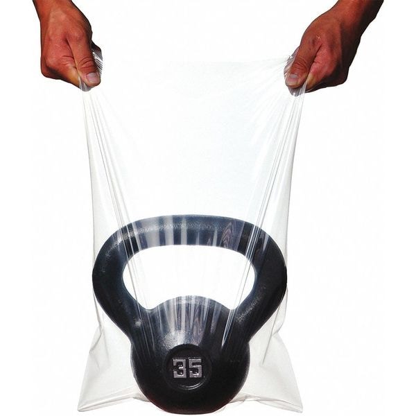 Open Poly Bags, 48" x 30", 1.20 mil, Clear, None, 250 PK