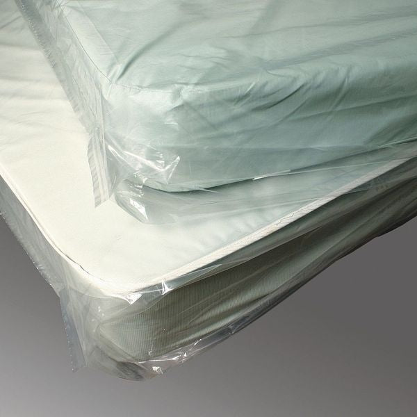 Mattress Bags, 90" x 40", 2 mil, Clear, None, 100 PK