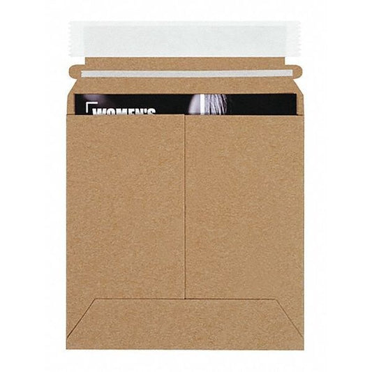Mailer Envelope, 6 In. W, Kraft, PK200