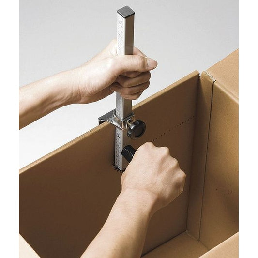 Carton Box Sizer, Silver, Steel/Plastic