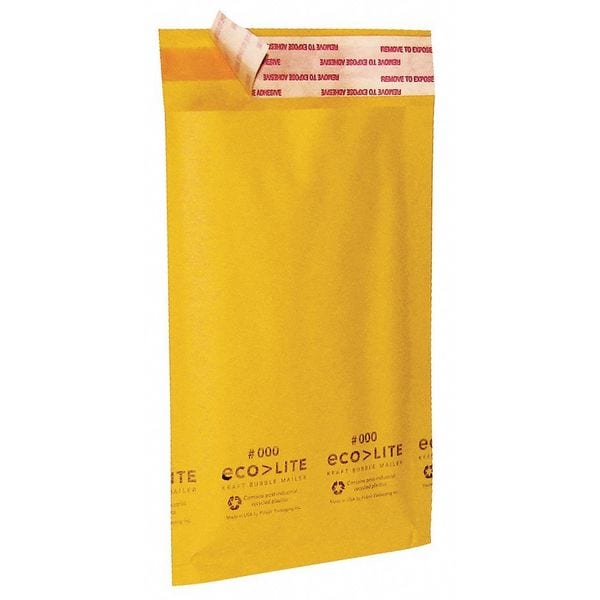 Mailer Envelope, Gold, 20x14-1/4 In., PK50