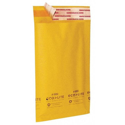 Mailer Envelope, Gold, 20x14-1/4 In., PK50