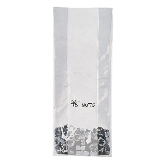Open Poly Bags, 15" x 6", 2 mil, Clear, None, 1000 PK