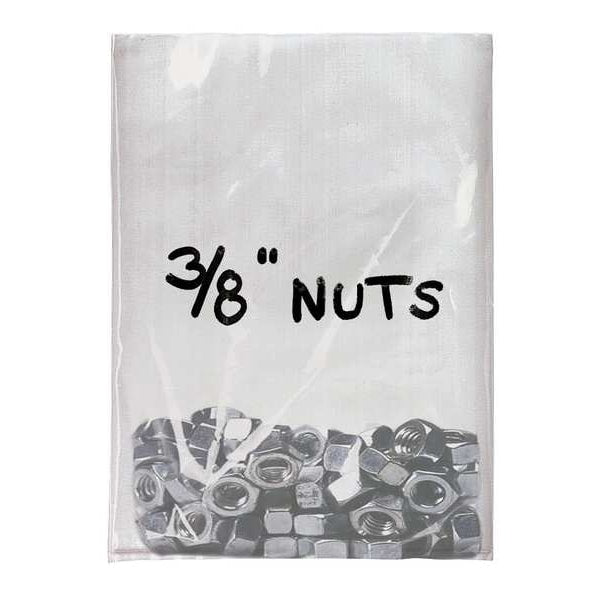 Open Poly Bags, 15" x 12", 2 mil, Clear, None, 500 PK