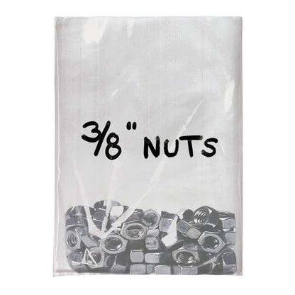Open Poly Bags, 12" x 9", 2 mil, Clear, None, 1000 PK