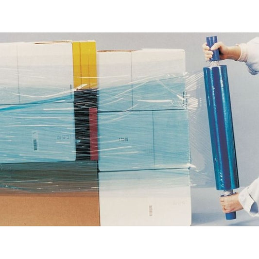 Stretch Wrap, 20" W x 1000 ft. L, 80 ga, Cast Style, Blue, Standard Duty