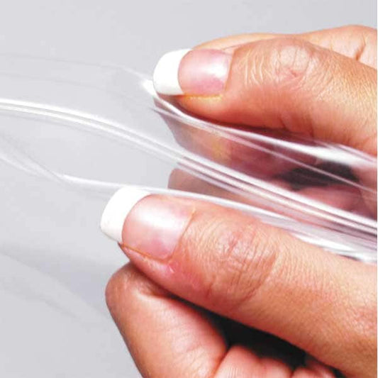 Reclosable Poly Bag, Double Zip Seal, 8 in L, 6 in W, 4 mil Thick, Low Density Polyethylene (LDPE)