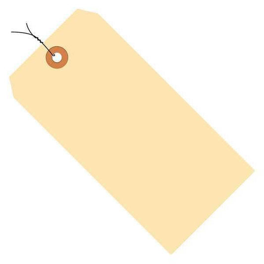Shipping Tags, Pre-Wired, 13 Pt., 4 3/4" x 2 3/8", Manila, 1000/Case