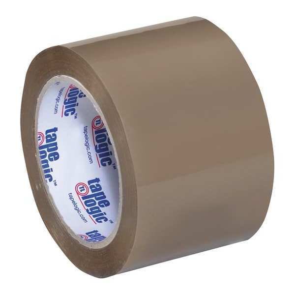 Tape Logic® #350 Industrial Tape, 3.5 Mil, 3" x 55 yds., Tan, 6/Case