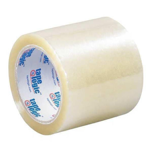 Tape Logic® Acrylic Tape, 2 Mil, 4" x 72 yds., Clear, 18/Case