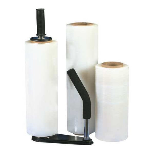 Blown Hand Stretch Film, 15x80Gx1500f, PK4, 15" W x 1500' L, Clear