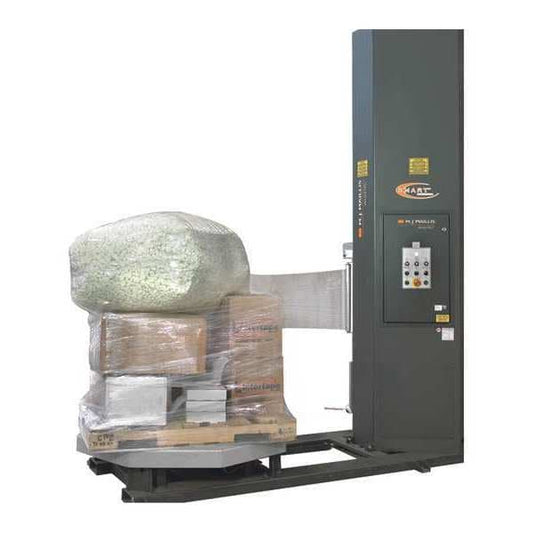 Blown Mach Stretch Film, 20x80Gx5000ft, 20" W x 5000' L, Clear