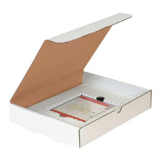 CD Literature Mailer Kits, 11 1/8" x 8 3/4" x 2", White, 50/Bundle