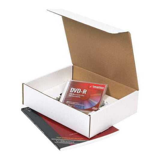 CD Literature Mailer Kits, 11 1/8" x 8 3/4" x 4", White, 50/Bundle