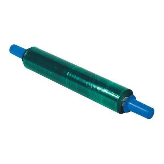 Colored Cast Stretch Film, 80Gx1000ft, PK4, 20" W x 1000' L, Green