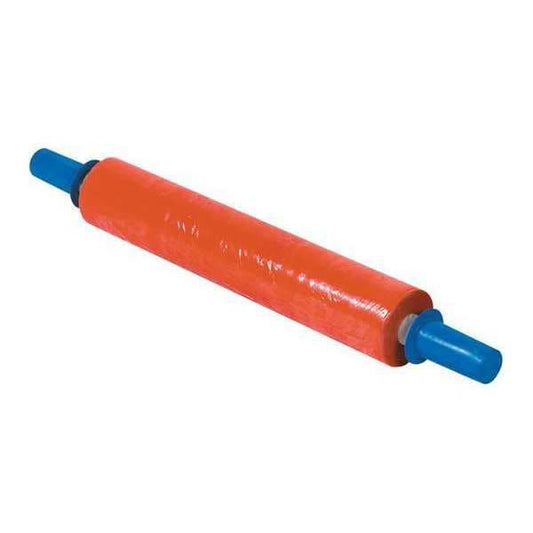 Colored Cast Stretch Film, 80Gx1000ft, PK4, 20" W x 1000' L, Orange