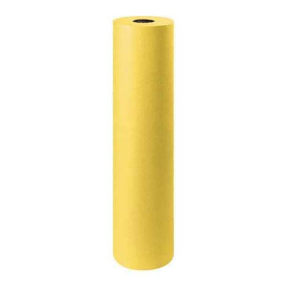 Colored Kraft Paper, 50#, 36", Yellow, 1/Roll