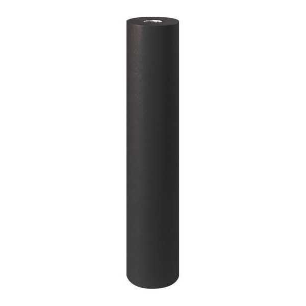 Colored Kraft Paper, 50#, 48", Black, 1/Roll