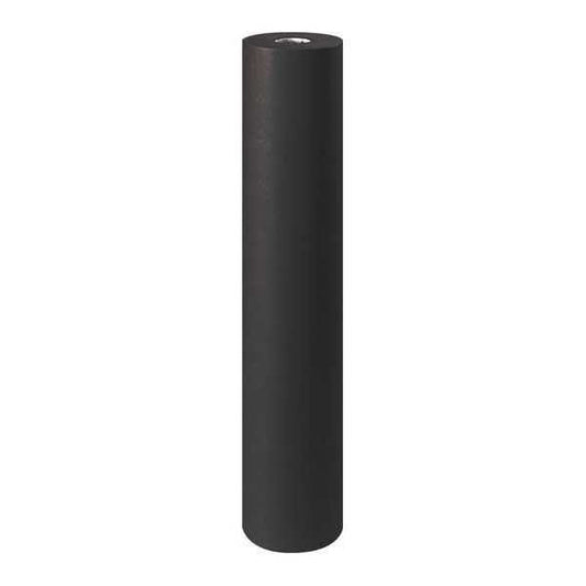 Colored Kraft Paper, 50#, 48", Black, 1/Roll