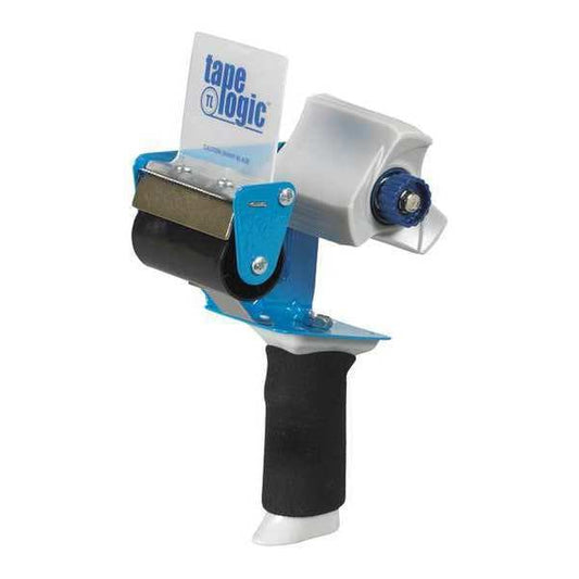 Tape Logic® Comfort Grip Carton Sealing Tape Dispenser, 3", Blue/White/Black, 1/Each