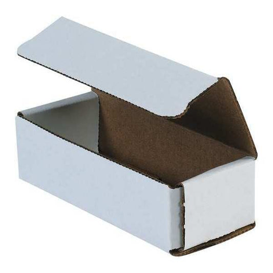 Corrugated Mailers, 9" x 6" x 2", White, 50/Bundle